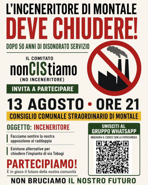 Montale – Pistoia: l’INCeneritore deve chiudere ! episode artwork